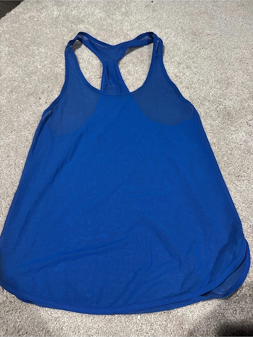 Lululemon Blue Racerback Tank Top